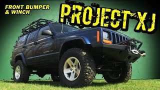 Project XJ Smittybilt XRC Bumper and Quadratec Winch [upl. by Kelci234]