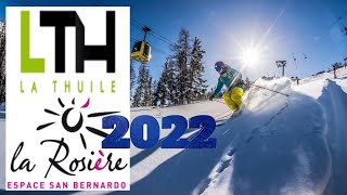 Best skiing 2022 La Thuile  La Rosière [upl. by Dnomad]