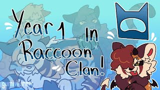 Year 1 in RACCOONCLAN  Clangen Challenge [upl. by Hutt]