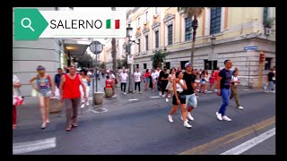 ✨SALERNO✨ 🇮🇹 4K EVENING WALKING TOUR 2022 [upl. by Fruin]