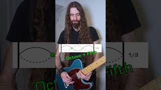 Pinch Harmonics using science  Express Guitar Lesson 11 shorts guitar physics [upl. by Garrot581]