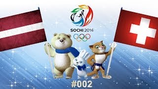 Olympia 2014 Sotchi 002  Lettland  Schweiz [upl. by Bald667]