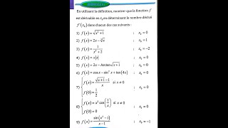 dérivation et étude des fonctions 2 bac SM Ex 1 page 146 Almoufid [upl. by Marne]