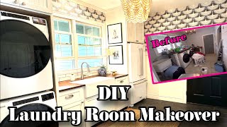 DIY Laundry Room  Mudroom Renovation [upl. by Gemma]