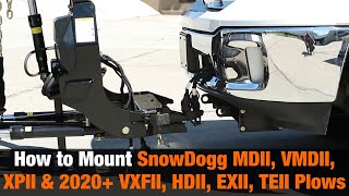 SnowDogg HowTo How to Mount SnowDogg RapidLink Snow Plows Specific ModelsYears [upl. by Acenahs]