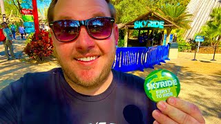 SkyRide is NOW OPEN at Busch Gardens Tampa [upl. by Crudden]