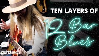 The 10 Levels Of 12Bar Blues Guitar Lesson [upl. by Odericus]