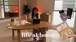 Life at Home ⏤ early birthday gifts zara tryon haul surprising rei amp migy amp z flip 4 unboxing 🍰💗 [upl. by Yleik]