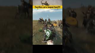 Tactics are Important bannerlord mountandblade tactics horsearcher shorts [upl. by Asseret]