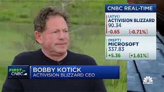 Activision CEO Bobby Kotick Would be surprised if the FTC wastes taxpayer money on appeal [upl. by Noella]