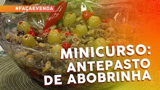 Minicurso de pastas e antepastos antepasto de abobrinha [upl. by Cleavland]