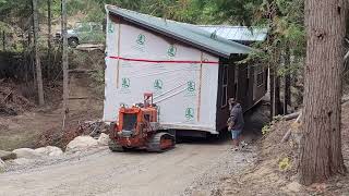 Delivery of our new Palm Harbor Metolius cabin Part 1 Northern Idaho [upl. by Laoj222]