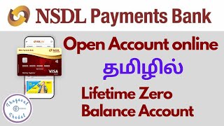 nsdl payment bank account opening online  how to open nsdl payment bank account  nsdl payment bank [upl. by Theone]