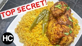 AUTHENTIC CHICKEN MANDI RECIPE  SMOKEY RICE amp CHICKEN  How to make Chicken Mandi  Halal Chef [upl. by Aicnetroh394]