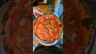 CRISPY SAUCY PIZZA MARINARA W GARLIC amp ANCHOVIES ON SOURDOUGH pizza asmr cooking shorts food [upl. by Nary]