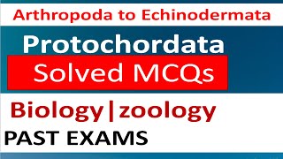 Solved MCQs From Arthropoda to Echinodermata  Past Paper MCQs  PPSC Lecturer Preparation  BSC [upl. by Solberg]