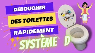 Déboucher des toilettes rapidement sans ventouse [upl. by Lotsirk]