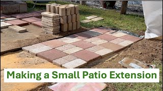 Making a small patio extension [upl. by Finzer983]