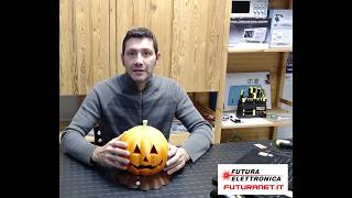 Progetto Completo Zucca di Halloween con Arduino LED e Audio Spettrale [upl. by Dahle]