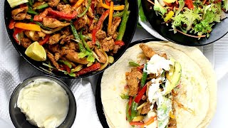 CHICKEN FAJITAS RECIPE  CHICKEN WRAPS [upl. by Stempien]