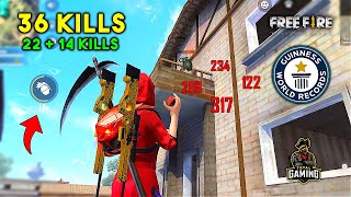 World Record 36 Kills in Duo vs Squad Must Watch Gameplay  Garena Free Fire [upl. by Adiaros826]