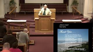 272024 Wednesday Evening Service at the Myrtle Beach Church of Christ [upl. by Bough]