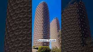 Architectural Wonders of Al Bahar Towers fyp shorts architecture design modernarchitecture [upl. by Koenig]