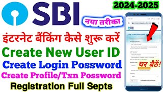 SBI Net Banking Kaise Kare 2024 SBI Net Banking Registration Kare  SBI Net Banking Id kaise Banaye [upl. by Calabrese]