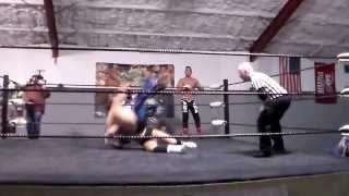 Factorys Finest Clutch Adams amp Mike Spanos vs Ricky Rocks amp Francis Kip Stevens 030814 [upl. by Zeuqram449]