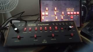 Behringer Solina VS Alina app on iPad [upl. by Amarette]