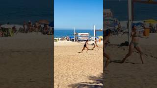 🇧🇷 Beautiful Womens Footvolley  Ipanema Beach [upl. by Euphemie]