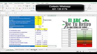 Calcula tu futura pensión con el excel ley 73 en este año 2024 [upl. by Nerehs]