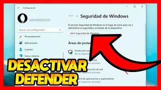 ✅DESACTIVAR WINDOWS DEFENDER EN WINDOWS 11 [upl. by Seibold834]