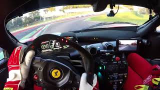 Ferrari FXX K ONBOARD at IMOLA read description bellow please [upl. by Alrich]