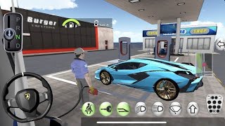 3D Driving Class Simulation  Funny Police Officer Refuel His Super Car Gas Crazy Driving Gameplay [upl. by Now769]