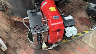 Bairan BW26 Waste Oil Burner Video 2 [upl. by Fording]