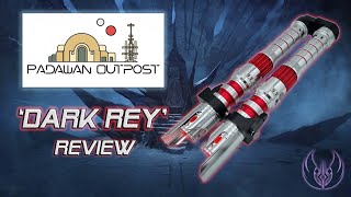 Dark Rey Staff Lightsaber from Padawan Outpost Review [upl. by Shelli]