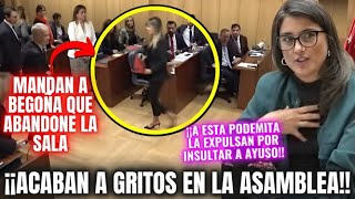 El INCIDENTE que NO TE HAN ENSEÑADO con BEGOÑA GÓMEZ😱TIENE QUE ABANDONAR LA ASAMBLEA POR UNA BRONCA😱 [upl. by Prestige815]