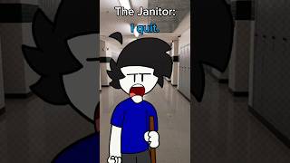 janitor gave up shorts animation drawing memes meme fyp digitalart funny shortvideo short [upl. by Eddana]