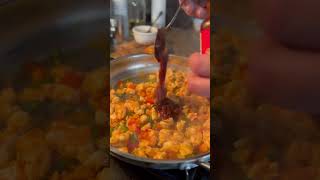 Shrimp Tacos Gobernador tacos dinner shortsviral shorts viralvideo [upl. by Yenmor]