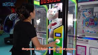 EPARK Lucky 7 Cut Prize Game Machine Arcade Toy Vending Machine eparkamusement arcadegames [upl. by Noraj]