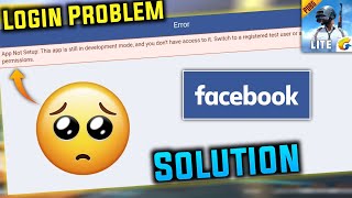 Pubg Mobile Lite Facebook Login Problem Solution  Pubg Lite Facebook Se Login Nahi Ho Raha Hai [upl. by Rumney988]