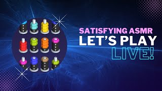 ✨ASMR Live 🌈Lets Sort Colorful Bolt and Nuts🔩⚫️ [upl. by Aleuname]