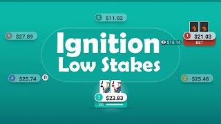 Crushing Low Stakes Poker On Ignition – Do This ♠️ [upl. by Suneya]