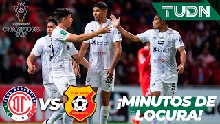 ¡MINUTOS DE LOCURA ¡GOLES VAR Y MÁS MÁS  Toluca 23 Herediano  CONCACHAMPIONS 2024  TUDN [upl. by Reffotsirk]