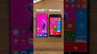 OneUI 7 vs Windows Phone 🤤 [upl. by Zeret879]