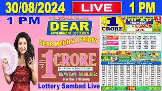 Nagaland Lottery Sambad Live 1pm 30082024  Lottery Live [upl. by Nueoht]