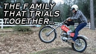 Twoup Trials on a quotNewquot Montesa Cota 247 [upl. by Faunie646]