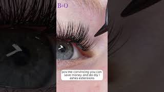 HOW TO APPLY LASHES PROPERLY amp QUICKLY BampQ Lashes [upl. by Animar]