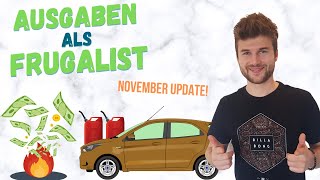 Meine Ausgaben als Frugalist  November Update   BenzinkostenChallenge [upl. by Estelle]